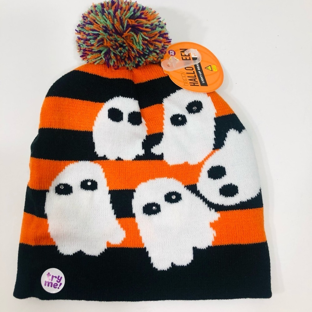 Halloween Light Up Knit Cap
